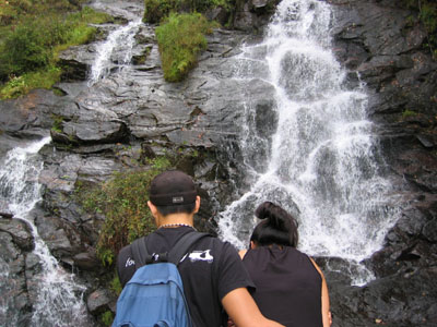 amicalola falls - me and abi